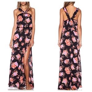 Tularosa Santorini Floral Maxi Dress Size SMALL